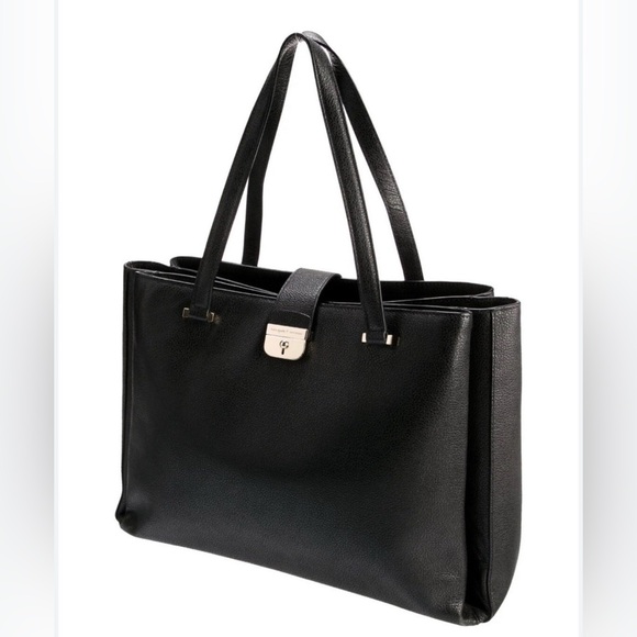 Kate Spade Black Pebbled Leather Tote — NWOT - Picture 1 of 15